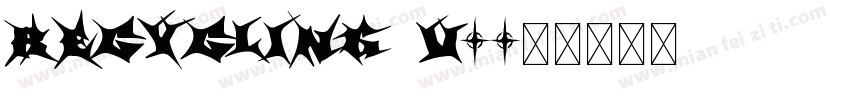 Recycling v1字体转换